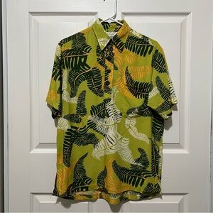 VINTAGE MANUHEALI’I Fern Men’s Aloha Shirt